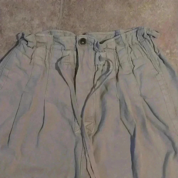 Free People Margate Pleated Trouser Paperbag Tie Waist Pants Size S - Picture 3 of 8